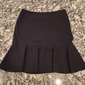 Ralph Lauren Black Label Flared Black Mini Skirt